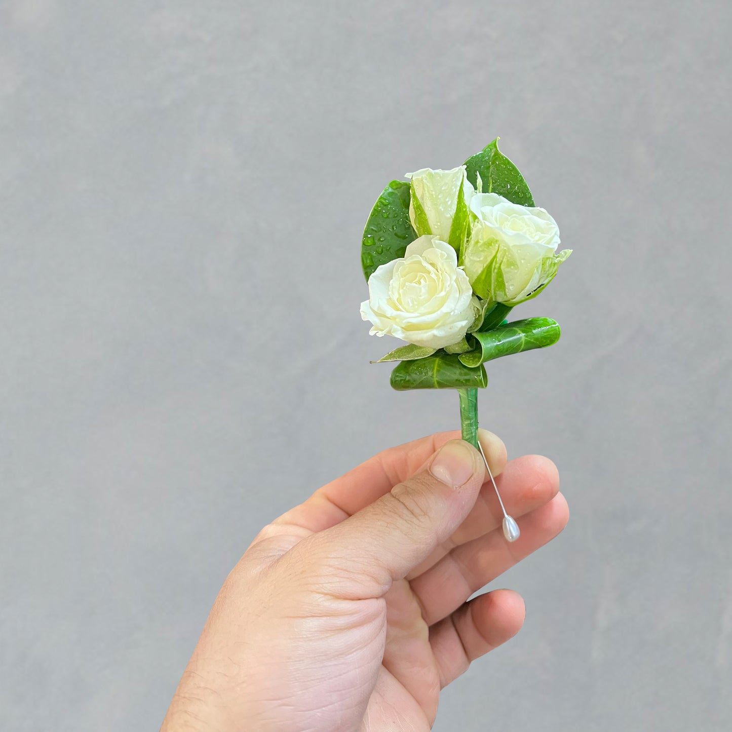 Spray Rose Buttonhole